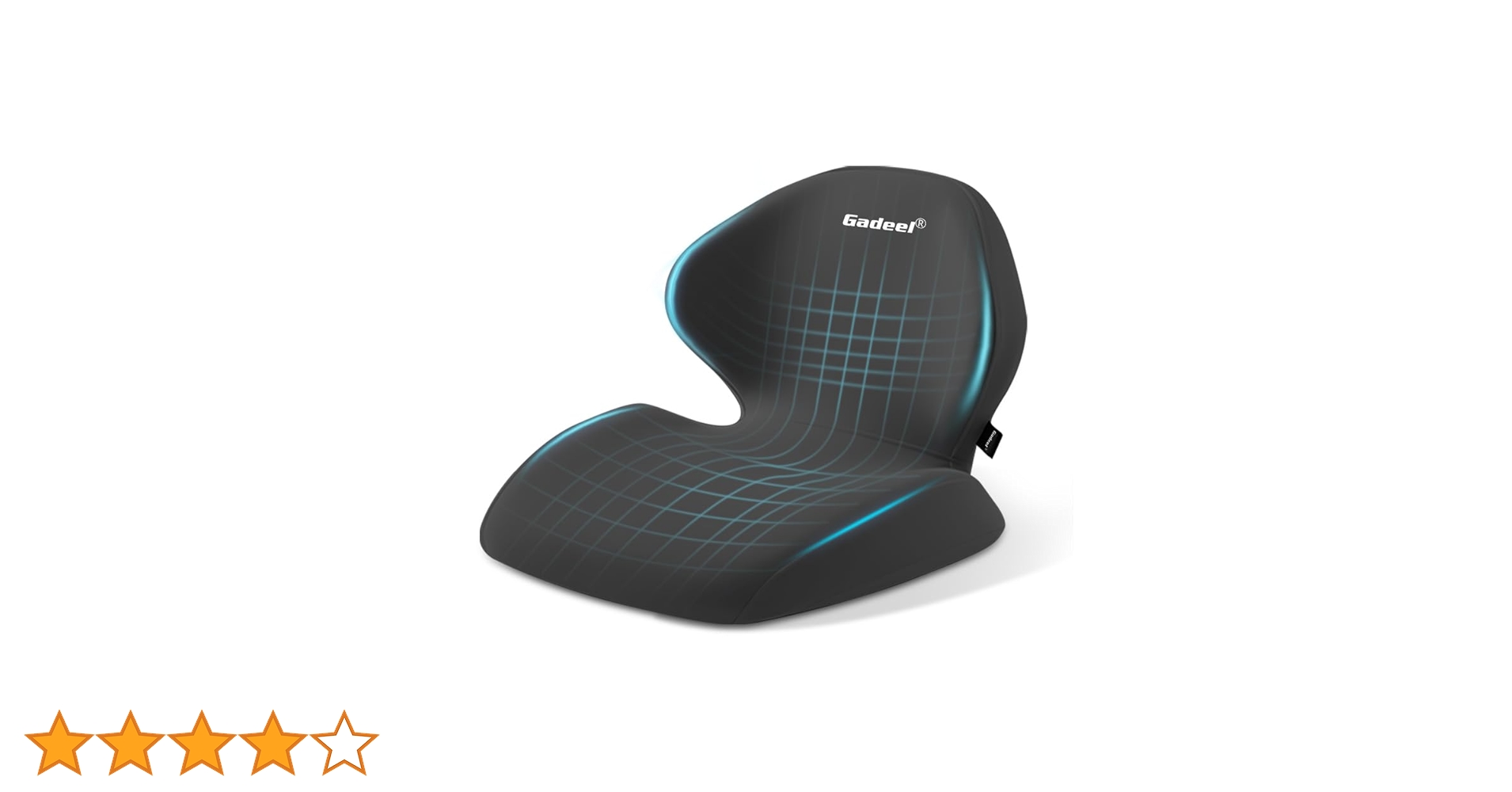 Amazon.co.jp: Gadeel 低反発 腰痛 クッション 座布団 一体型